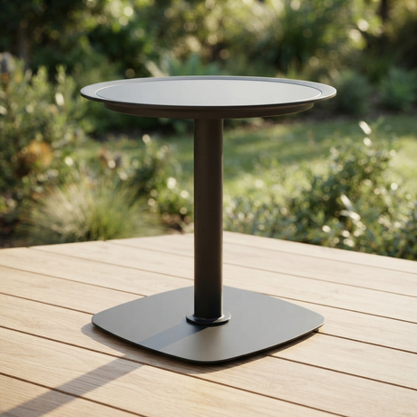 Crown Side Table — outdoor setting