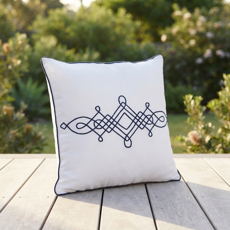 Linen Cape Code -   Indoor Cushion (50 x 50) — outdoor setting