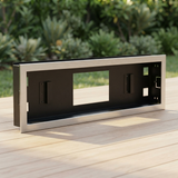 Flush Mount Enclosure for Max 3200W - White — outdoor setting