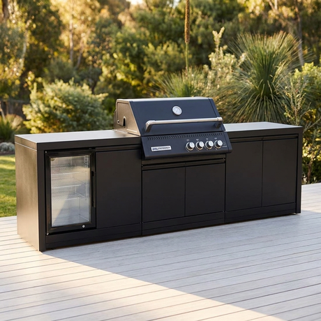 Crossray Xplor Bas BBQ Outdoor Kitchen GD4KB-03 - Black — outdoor setting