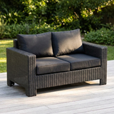 Banksia 2 Seat Sofa - Black Charcoal — outdoor setting