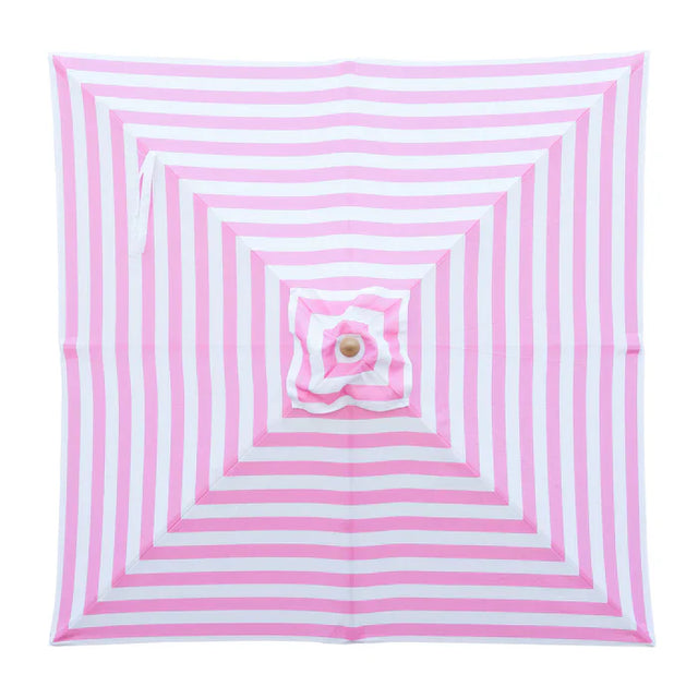 Billy Fresh 2m Bamboo Flamingo Umbrella - Pink