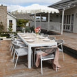 Octavia 11pc Extendable Dining Setting - White