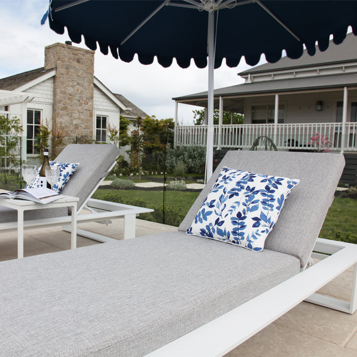 Hayman 3pc Sunlounge Setting - White