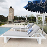 Hayman 3pc Sunlounge Setting - White