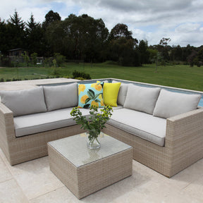 Remi Corner Sofa Set - White