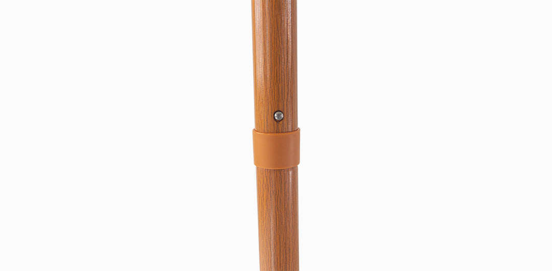 Billy Fresh 3m Timber-Look Aluminium Umbrella - Solid Cream