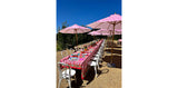 Billy Fresh 3m Bamboo Flamingo Umbrella - Pink