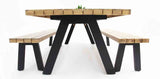Bosco 3pc Dining Setting - Black