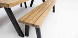 Bosco 3pc Dining Setting - Black