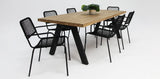 Bosco Bahamas 7pc Dining Setting - Black