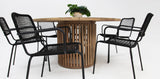 Carella Bahamas 7pc Dining Setting - Black
