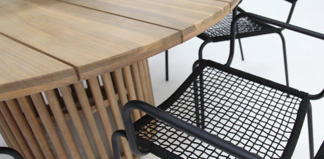 Carella Bahamas 7pc Dining Setting - Black