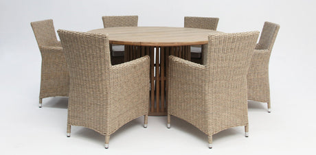 Carella Amani 7pc Dining Setting - Driftwood