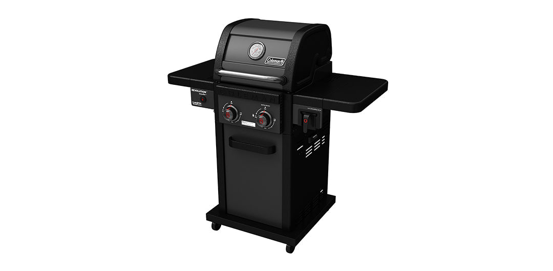 Coleman Revolution 2 Burner BBQ - Charcoal Glimmer