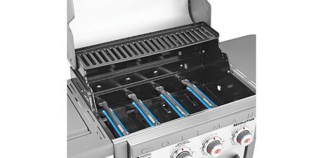 Coleman Revolution 4 Burner BBQ with Side Burner - Shadow Gloss