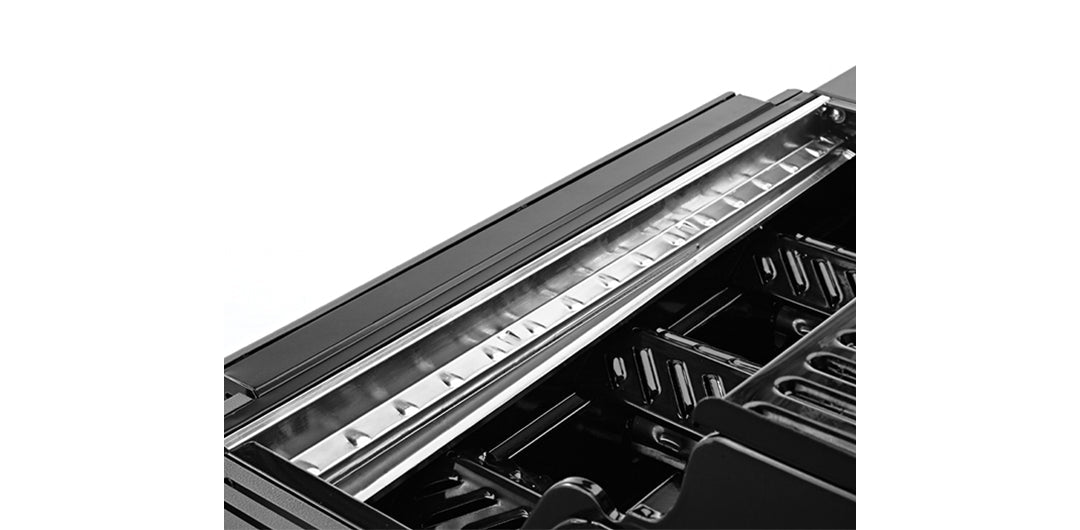 Coleman Revolution 4 Burner BBQ with Side Burner - Charcoal Glimmer