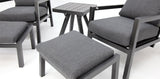 Dakota 5pc Lounge Recline Setting - Anthracite