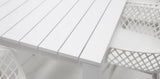 Dallas Java 9pc Dining Setting - White