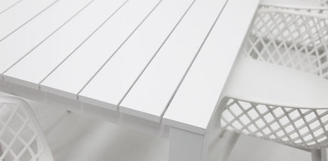 Dallas Java 9pc Dining Setting - White
