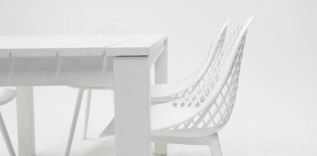 Dallas Persia 7pc Dining Setting - White