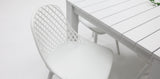 Dallas Persia 9pc Dining Setting- White