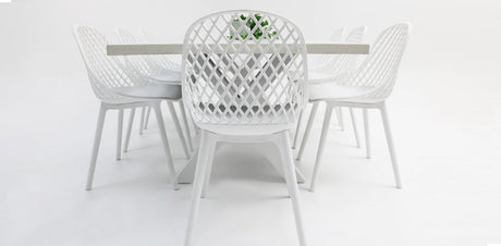 Drift Persia 9pc Terrazzo Dining Setting