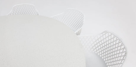 Drift Java Round 9pc Terrazzo Dining Setting