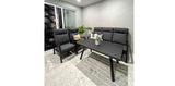 Eden 4pc Lounge Setting - Anthracite