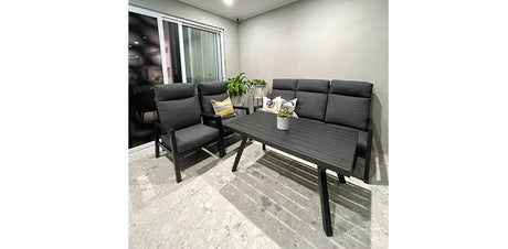 Eden 4pc Lounge Setting - Anthracite