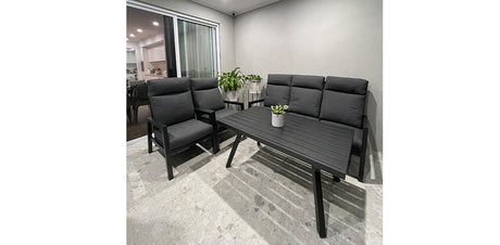 Eden 4pc Lounge Setting - Anthracite