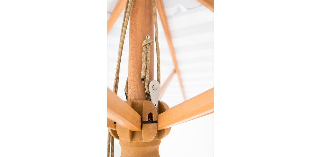 Billy Fresh 2m Bamboo Umbrella - Solid Yellow