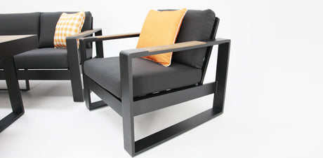 Frampton 5pc Lounge Setting - Anthracite