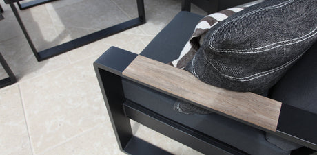 Frampton 5pc Lounge Setting - Anthracite
