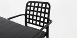 Frankie 5pc Armchair Dining Setting - Black