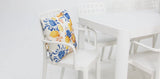 Frankie Azura 9pc Dining Set Armchair - White