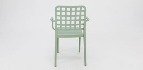 Frankie Resin Dining Armchair - Green