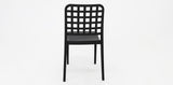 Frankie Resin Dining Chair - Black