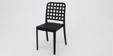 Ravenne Frankie 9pc Dining Setting with 2 x Armchairs - Black