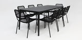 Java Bahamas 9pc Dining Setting - Black