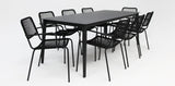 Java Bahamas 9pc Dining Setting - Black