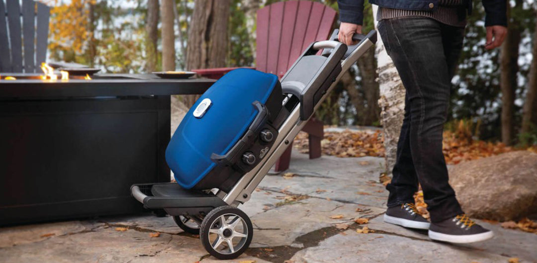 Napoleon Travel Q 285X with Scissor Cart