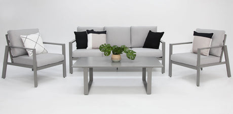 Octavia 4pc Lounge - Silver