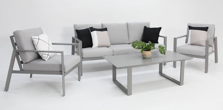 Octavia 4pc Lounge - Silver