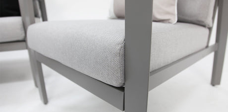 Octavia 4pc Lounge - Silver