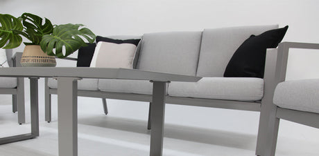 Octavia 4pc Lounge - Silver