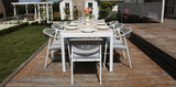 Octavia 11pc Extendable Dining Setting - White