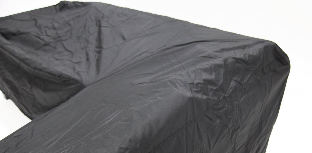 Odie Home Premium Medium L-Shape Long Right Side Cover - Black