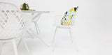 Persia Java Round 5pc Dining Setting - White