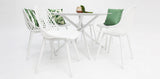 Persia Round 7pc Dining Setting - White
